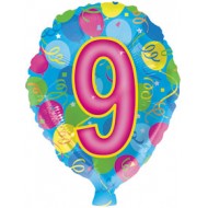 Age 9 Birthday Balloon